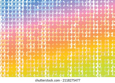 Light multicolor background, colorful vector texture with circles. Splash effect banner. Dotted abstract illustration with blurred drops of rain. Pattern for web page, banner,poster, card.