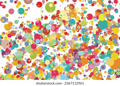 Light multicolor background, colorful vector texture with circles. Splash effect banner. Glitter silver dot abstract illustration with blurred drops of rain. Pattern for web page, banner,poster, card.