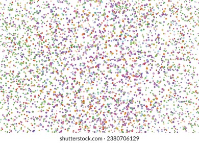 Fondo multicolor claro, textura vectorial colorida con círculos. Banner de efecto de salpicadura. Ilustración abstracta de puntos plateados brillante con gotas borrosas de lluvia. Patrón para página web, banner, afiche, tarjeta.