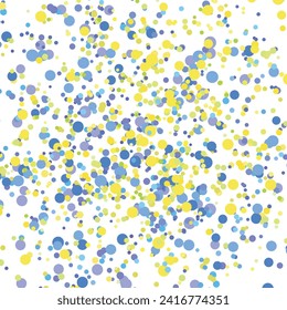 Light multicolor background, colorful vector texture with circles. Splash effect banner. Glitter silver dot abstract illustration with blurred drops of rain. Pattern for web page, banner,poster, card.