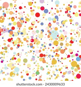 Light multicolor background, colorful vector texture with circles. Splash effect banner. Glitter silver dot abstract illustration with blurred drops of rain. Pattern for web page, banner,poster, card.