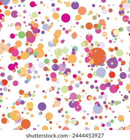 Light multicolor background, colorful vector texture with circles. Splash effect banner. Glitter silver dot abstract illustration with blurred drops of rain. Pattern for web page, banner,poster, card.