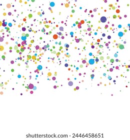 Light multicolor background, colorful vector texture with circles. Splash effect banner. Glitter silver dot abstract illustration with blurred drops of rain. Pattern for web page, banner,poster, card.