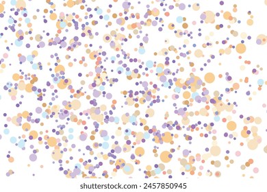 Light multicolor background, colorful vector texture with circles. Splash effect banner. Glitter silver dot abstract illustration with blurred drops of rain. Pattern for web page, banner,poster, card.