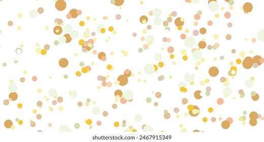 Light multicolor background, colorful vector texture with circles. Splash effect banner. Glitter silver dot abstract illustration with blurred drops of rain. Pattern for web page, banner,poster, card.