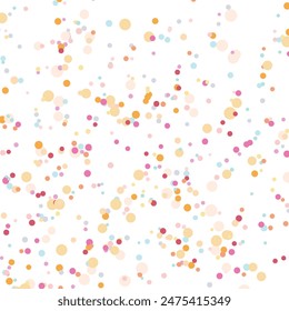 Light multicolor background, colorful vector texture with circles. Splash effect banner. Glitter silver dot abstract illustration with blurred drops of rain. Pattern for web page, banner,poster, card.