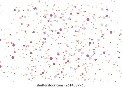 Light multicolor background, colorful vector texture with circles. Splash effect banner. Glitter silver dot abstract illustration with blurred drops of rain. Pattern for web page, banner,poster, card.