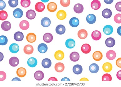 Fondo multicolor claro, textura de Vector colorido con círculos. Anuncio de efecto de salpicadura. Ilustración abstracta de punto plateado brillante con gotas borrosas de lluvia. Patrón para la página del Web, Anuncio, cartel, tarjeta.
