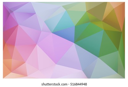 Light Multicolor modern geometrical abstract background. Texture, seamless background. Geometric background in Origami style with gradient. 