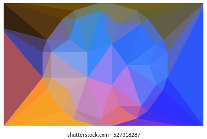 Light Multicolor modern geometrical abstract background. Texture, seamless background. Geometric background in Origami style with gradient. 