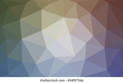 Light multicolor polygonal illustration, which consist of triangles. Triangular design for your business. Geometric background in Origami style with gradient.