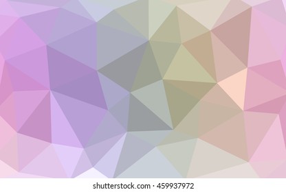 Light multicolor polygonal illustration, which consist of triangles. Triangular design for your business. Geometric background in Origami style with gradient.