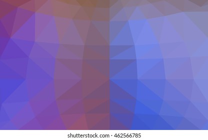 Light multicolor polygonal illustration, which consist of triangles. Triangular design for your business. Geometric background in Origami style with gradient.