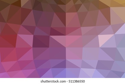 Light multicolor polygonal illustration, which consist of triangles. Triangular design for your business. Geometric background in Origami style with gradient.