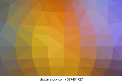 Light multicolor polygonal illustration, which consist of triangles. Triangular design for your business. Geometric background in Origami style with gradient.