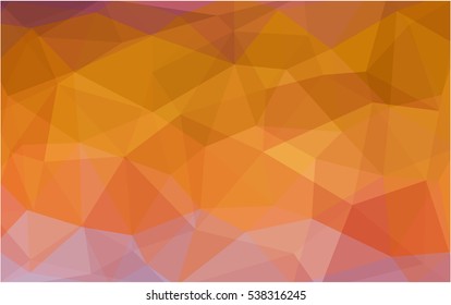 Light Multicolor polygonal illustration, which consist of triangles. Triangular pattern for your business design. Geometric background in Origami style with gradient. 