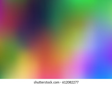 Light Multicolor, Rainbow, blue, green, red vector blurred shine illustration. Brand-new pattern for your business design. Colorful background in abstract style with gradient. 