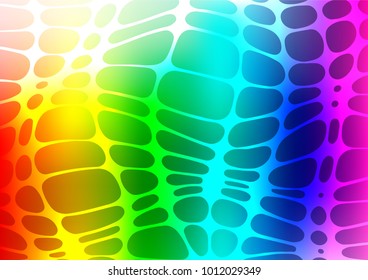 Light Multicolor, Rainbow vector abstract doodle background. Doodles on blurred abstract background with gradient. The pattern can be used for coloring books and pages for kids.