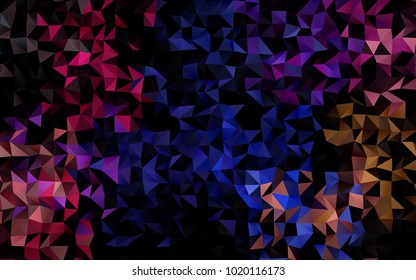 Light Multicolor, Rainbow vector abstract mosaic pattern. A vague abstract illustration with gradient. The polygonal design can be used for your web site.