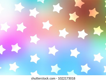 Light Multicolor, Rainbow vector abstract doodle template. Shining colored illustration with doodles in Zen tangle style. The completely new template can be used for your brand book.