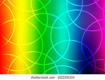 Light Multicolor, Rainbow vector abstract doodle template. Glitter abstract illustration with doodles and Zen tangles. The textured pattern can be used for website.