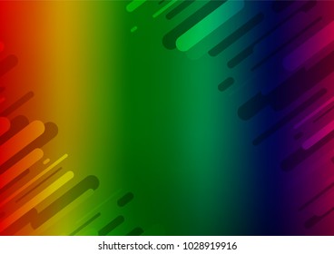 Light Multicolor, Rainbow vector abstract doodle background. Blurred decorative design in Indian style with Zen tangles. The best blurred design for your business.