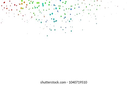 Light Multicolor, Rainbow vector abstract textured polygonal background. Blurry rectangular design. The pattern with repeating rectangles can be used for background.