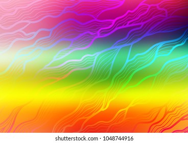 Light Multicolor, Rainbow vector abstract doodle pattern. Decorative shining illustration with doodles on abstract template. The doodle design can be used for your web site.