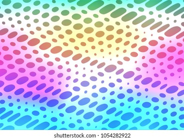 Light Multicolor, Rainbow vector abstract doodle texture. Geometric doodle illustration in Origami style with gradient. Brand-new design for your business.