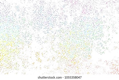 Light Multicolor, Rainbow vector abstract colorful background, which consist of triangles. Pattern with colored triangles on white background.