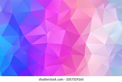 Light Multicolor, Rainbow vector abstract mosaic pattern. Glitter abstract illustration with an elegant design. The elegant pattern can be used as part of a brand book.