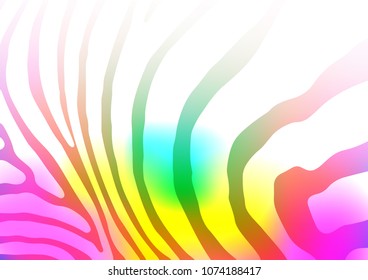 Light Multicolor, Rainbow vector abstract doodle background. Glitter abstract illustration with doodles and Zen tangles. A completely new design for your business.