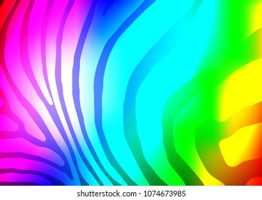 Light Multicolor, Rainbow vector abstract doodle texture. Colorful illustration in abstract style with doodles and Zen tangles. The pattern can be used for wallpapers and coloring books.