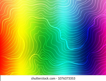 Light Multicolor, Rainbow vector abstract doodle pattern. A completely new color illustration in doodle style. The template can be used as a background for cell phones.