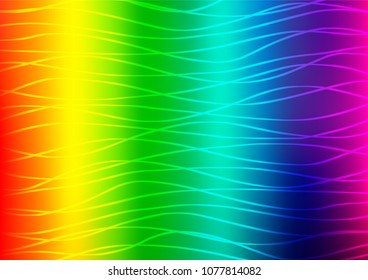 Light Multicolor, Rainbow vector abstract doodle pattern. Brand-new colored illustration in blurry style with doodles. The template can be used as a background for cell phones.