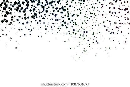 Light Multicolor, Rainbow vector abstract textured polygonal background. Blurry rectangular design. The pattern with repeating rectangles can be used for background.