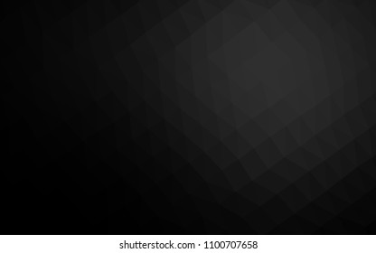 Light Multicolor, Rainbow vector abstract mosaic background. A sample with polygonal shapes. The polygonal design can be used for your web site.