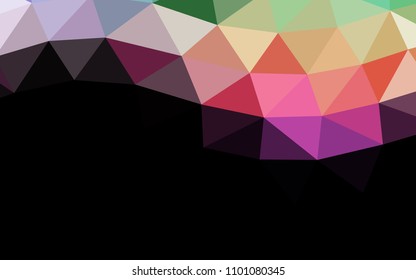Light Multicolor, Rainbow vector abstract mosaic abstract mosaic. A completely new color illustration in a vague style. Brand new style for your business design.