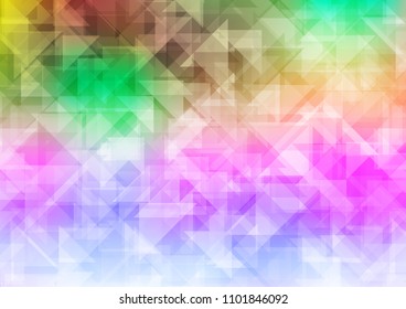 Light Multicolor, Rainbow vector abstract polygonal abstract polygonal. Triangular geometric sample with gradient.  The textured pattern can be used for background.