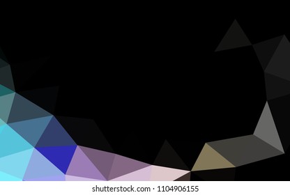 Light Multicolor, Rainbow vector abstract mosaic abstract mosaic. An elegant bright illustration with gradient. The completely new template can be used for your brand book.