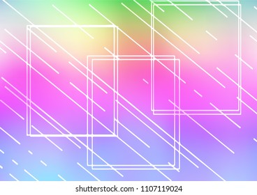 Light Multicolor, Rainbow vector abstract doodle texture. Sketchy hand drawn doodles on blurred background. The pattern can be used for wallpapers and coloring books.