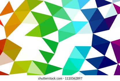 Light Multicolor, Rainbow vector abstract mosaic abstract mosaic. A vague abstract illustration with gradient. The textured pattern can be used for background.