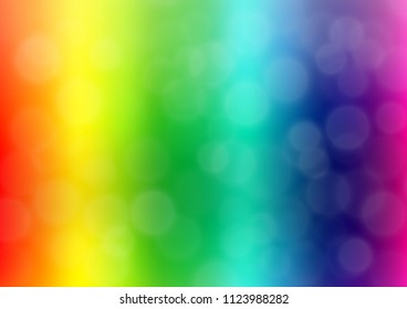 Light Multicolor, Rainbow vector abstract background. Colorful abstract illustration with gradient. The blurred design can be used for your web site.