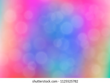 Light Multicolor, Rainbow vector abstract blurred pattern. A vague abstract illustration with gradient. The template can be used for your brand book.