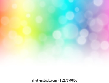 Light Multicolor, Rainbow vector abstract bright background. Glitter abstract illustration with an elegant design. The template for backgrounds of cell phones.