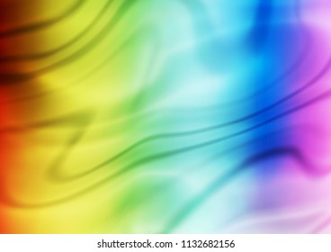 Light Multicolor, Rainbow vector abstract bright pattern. Brand new colored illustration in blurry style with gradient. The best blurred design for your business.