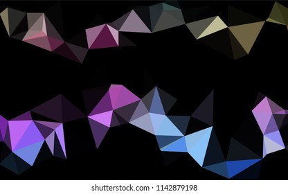 Light Multicolor, Rainbow vector abstract mosaic background. Modern geometrical abstract illustration with gradient. Brand new style for your business design.