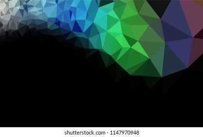 Light Multicolor, Rainbow vector abstract mosaic background. Colorful illustration in abstract style with gradient. The elegant pattern can be used as part of a brand book.