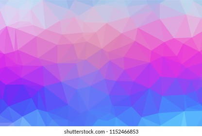 Light Multicolor, Rainbow vector abstract polygonal cover. Modern geometrical abstract illustration with gradient. A completely new template for your business design.