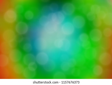 Light Multicolor, Rainbow vector abstract background. A completely new color illustration in a bokeh style. The elegant pattern for brand book.